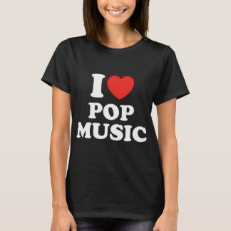 ポップミュージックが大好き Tシャツ