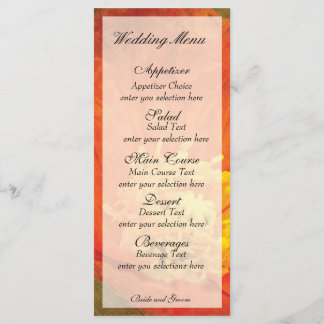 ポップメニューカード メニュー