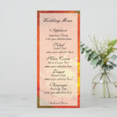 ポップメニューカード メニュー (スタンド正面)