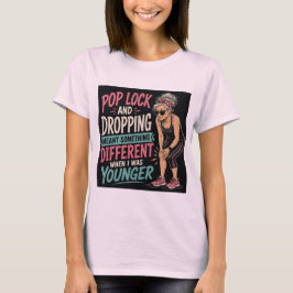 ポップロックアンドドロップ エイジングトレーニング 女性用Tシャツ Tシャツ