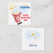 ポップンバイポップコーンバレンタイン ノートカード (正面/裏面)