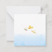 ポップンバイポップコーンバレンタイン ノートカード (裏面)