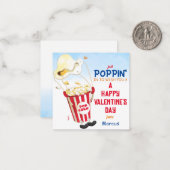 ポップンバイポップコーンバレンタイン ノートカード (正面/裏面インサイチュ)