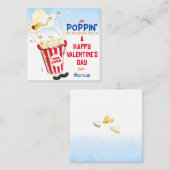 ポップンバイポップコーンバレンタイン ノートカード (正面/裏面)