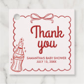 ポップ間近!ソーダベイビーシャワー フェイバータグ (正面)