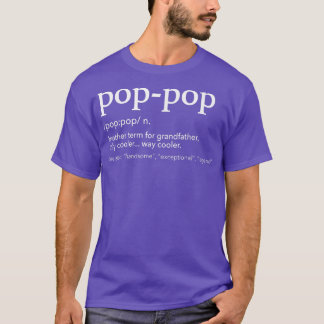 ポップ・アートのおもしろいポップ・アートの父の日のGifのカッコいいおじいさま Tシャツ