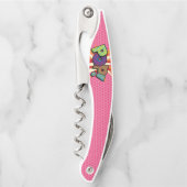 ポップ・アートのおもしろいレトロ漫画ブックアポップ・アートのート ソムリエナイフ (正面)