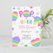 ポップ・アートのおもちゃ 招待状 (スタンド正面)