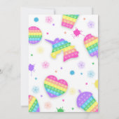 ポップ・アートのおもちゃ 招待状 (裏面)