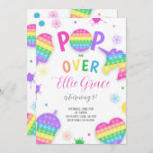 ポップ・アートのおもちゃ 招待状 (正面/裏面)