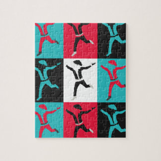 ポップ・アートのなサンタのクリスマスの芸術コレクション ジグソーパズル