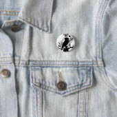 ポップ・アートのなフクロウPIN 缶バッジ (インサイチュ)