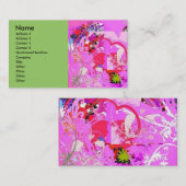 ポップ・アートのな愛プロフィールカード 名刺 (正面/裏面)