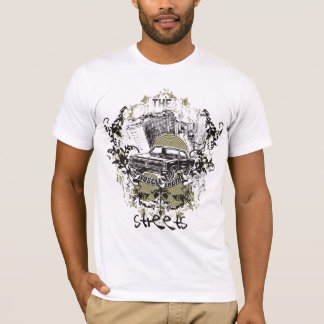 ポップ・アートのな石アメリカ筋肉車 Tシャツ