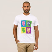 ポップ・アートのな破裂音 Tシャツ (正面フル)