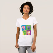 ポップ・アートのな破裂音 Tシャツ (正面フル)