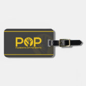 ポップ・アートのな荷物のラベル ラゲッジタグ (正面横)