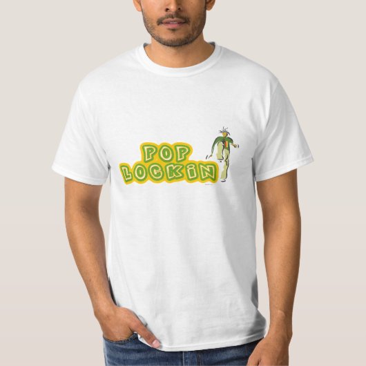 ポップ・アートのなLockin Tシャツ (正面)