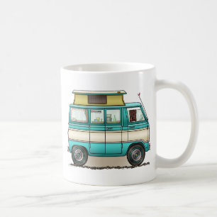 ポップ・アートのなTopヴァンCamper コーヒーマグカップ