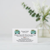 ポップ・アートのなTopヴァンCamper 名刺 (スタンド正面)