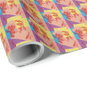 ポップ・アートのアートエフェクトオーストラリアの羊飼い/犬の恋人 ラッピングペーパー (ロールコーナー)