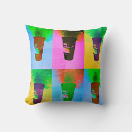 ポップ・アートのアートカップ クッション