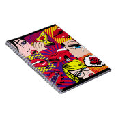 ポップ・アートのアートカードイラスト模様,アート,漫画,ポップ・アートのret ノートブック (右側)