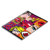 ポップ・アートのアートカードイラスト模様,アート,漫画,ポップ・アートのret ノートブック (左側)