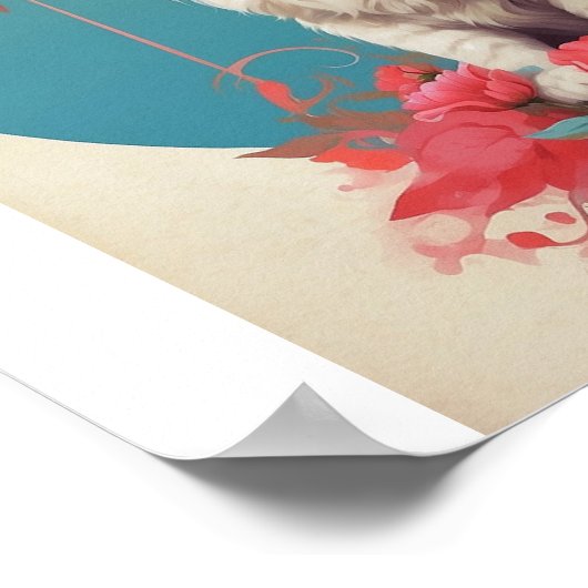 ポップ・アートのアートキャットフォトモダントレンディー ポスター (角)