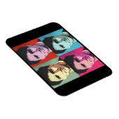 ポップ・アートのアートジャスティントルドー – フルサイズ – .png マグネット (右側)