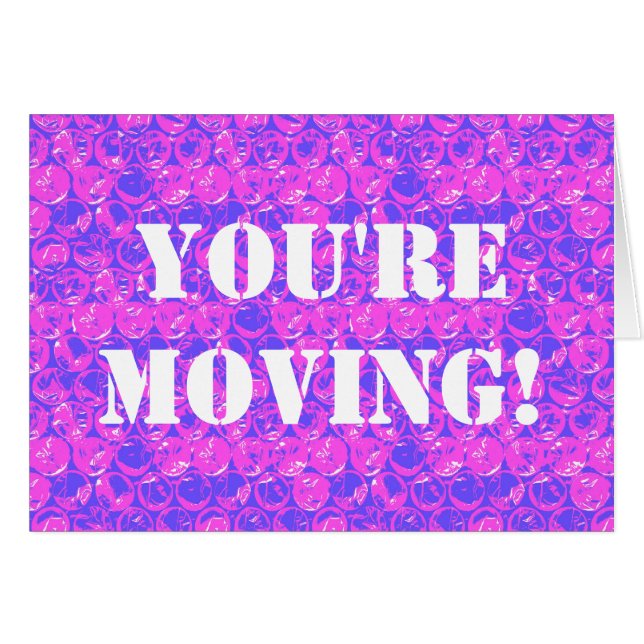 ポップ・アートのアートバブルラップ引っ越し祝いパーティー (正面横)