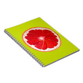 ポップ・アートのアートピンクのグレープフルーツオリジナル水彩 ノートブック (右側)