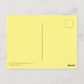 ポップ・アートのアートフードデザートのケーキフォークカラフル ポストカード (裏面)