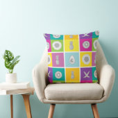 ポップ・アートのアートボタニカル&フルーツデザイン装飾用クッション クッション (椅子)