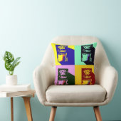 ポップ・アートのアートボックス クッション (椅子)