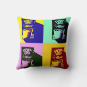 ポップ・アートのアートボックス クッション (裏面)