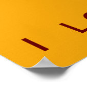 ポップ・アートのアールやる気を起こさせるバスケットボールポスター ポスター (角)