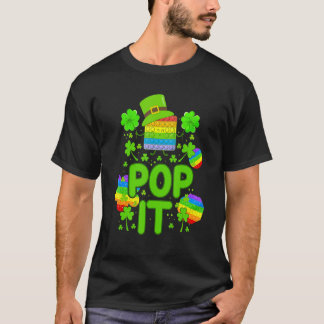 -ポップ・アートのイット・ゴブリン・ハット・セント・パトリックス・デイ・トドラー・ボーイズ・ギ Tシャツ