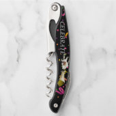 ポップ・アートのコルクと祝 ソムリエナイフ (正面)