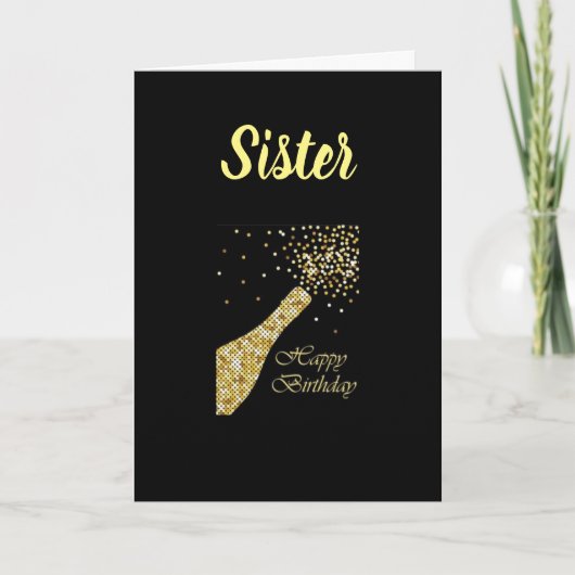 ポップ・アートのコルクを開け祝て! カード (正面)