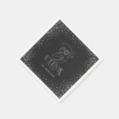 ポップ・アートのザラザラパーティー スタンダードカクテルナプキン (角)