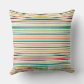 ポップ・アートのストライプ クッション (裏面)