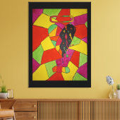 ポップ・アートのハートキャンバス印刷 キャンバスプリント (インサイチュ (リビング))