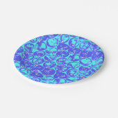 ポップ・アートのバブルのラップ ペーパープレート (アングル)