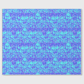 ポップ・アートのバブルのラップ ラッピングペーパー (フラット)