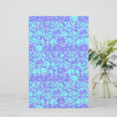 ポップ・アートのバブルのラップ 便箋 (スタンド正面)