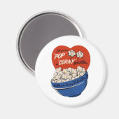 ポップ・アートのバレンタイン マグネット (正面/裏面)