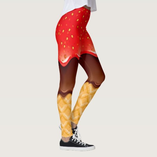 ポップ・アートのファッションをクリックしない レギンス (右)
