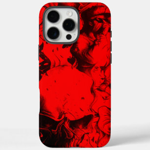 ポップ・アートのミュージシャンポートレート鮮やかin Red Colors Art iPhone 16 Pro Maxケース
