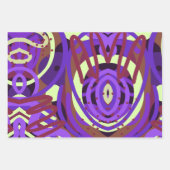 ポップ・アートのモダン ラッピングペーパーシート (正面3)